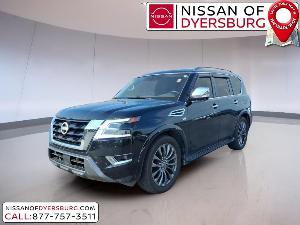 Used 2021 Nissan Armada Platinum w/ Captain's Chairs Package RWD image 7