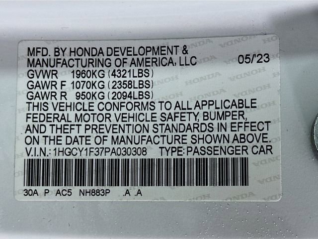 Certified 2023 Honda Accord EX image 33