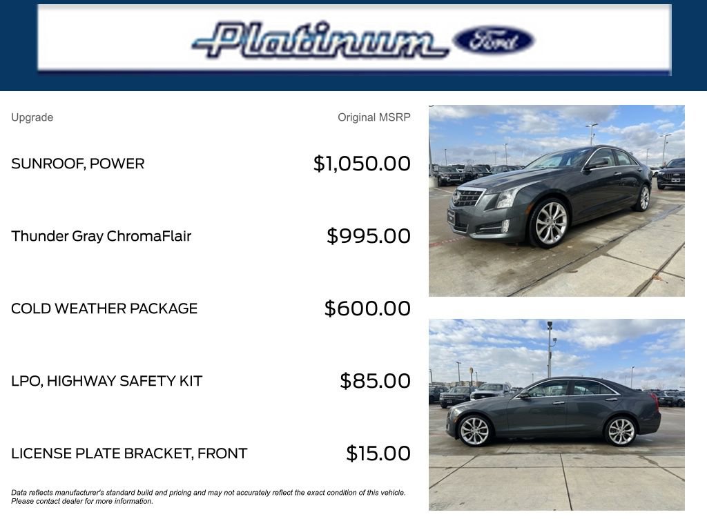 Used 2013 Cadillac ATS Premium w/ Cold Weather Package image 11