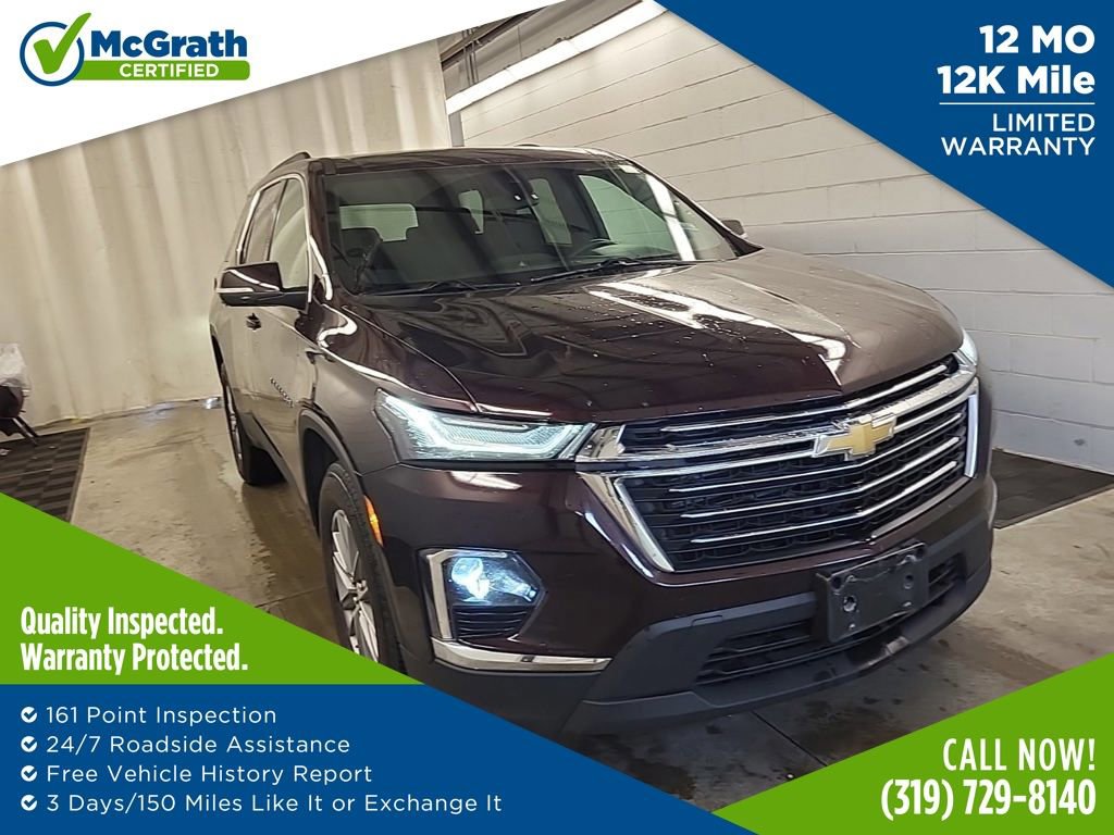 Used 2022 Chevrolet Traverse LT AWD/4WD image 1