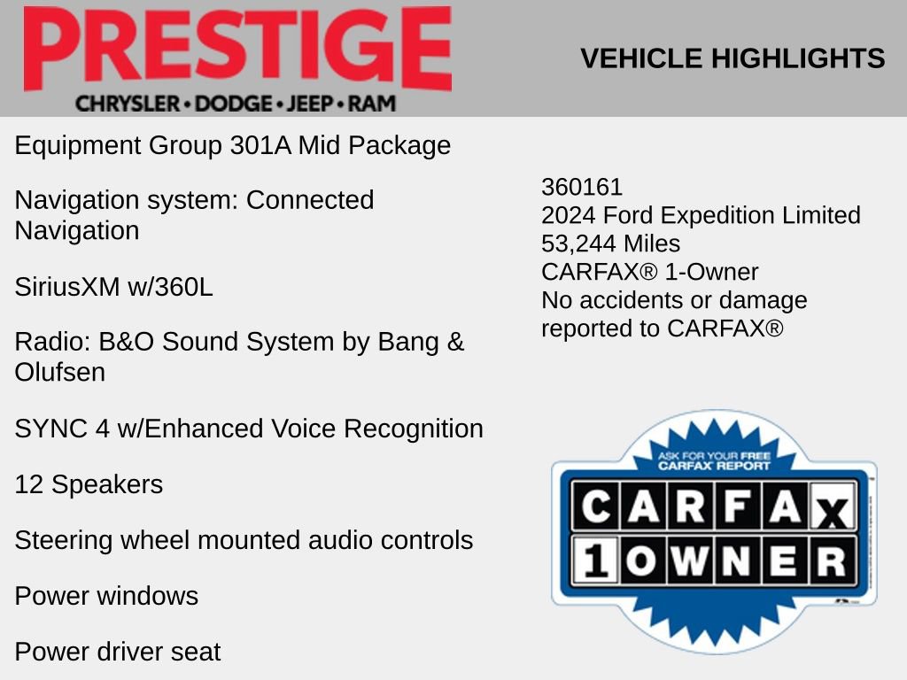 Used 2024 Ford Expedition Limited RWD image 2
