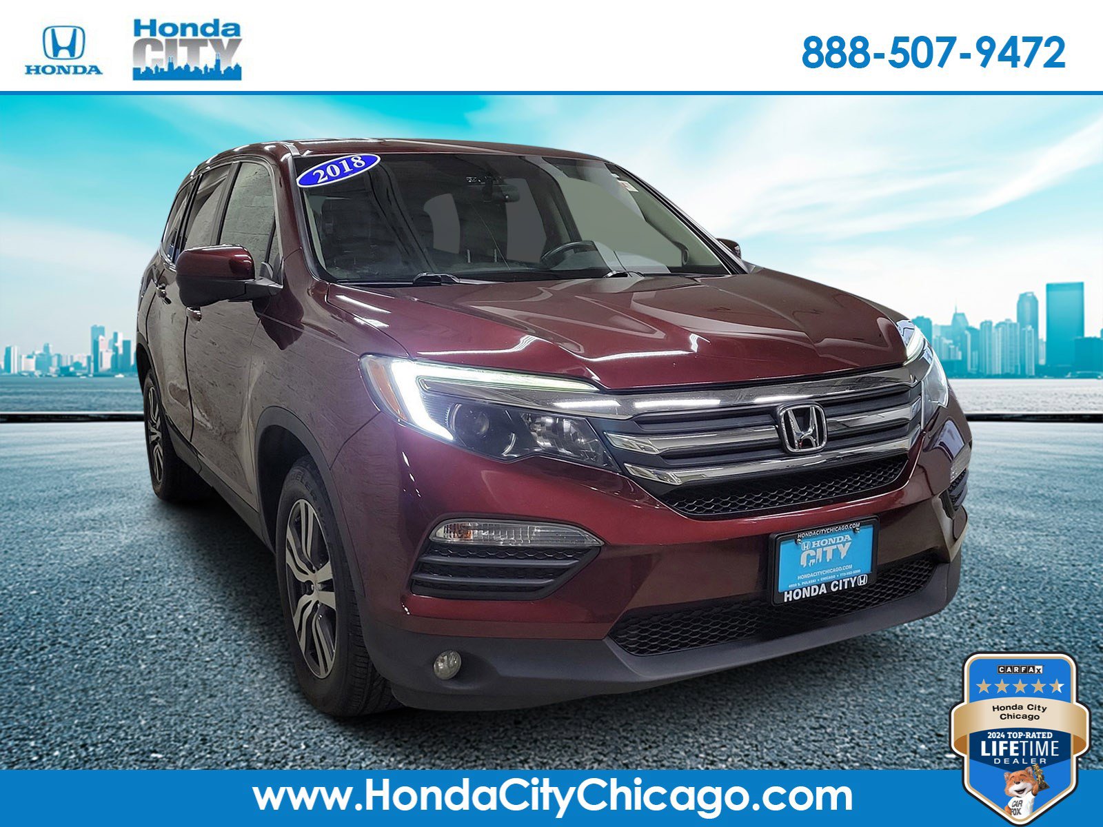 Used 2018 Honda Pilot EX-L video 1
