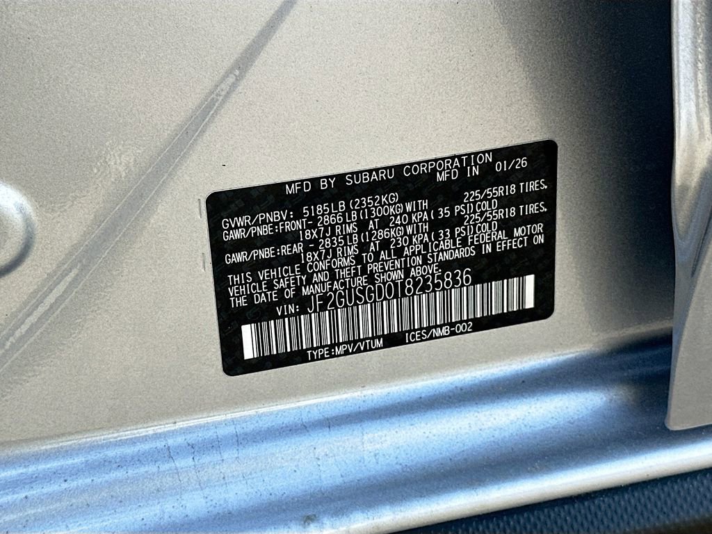New 2026 Subaru Crosstrek 2.5i Sport AWD/4WD image 31