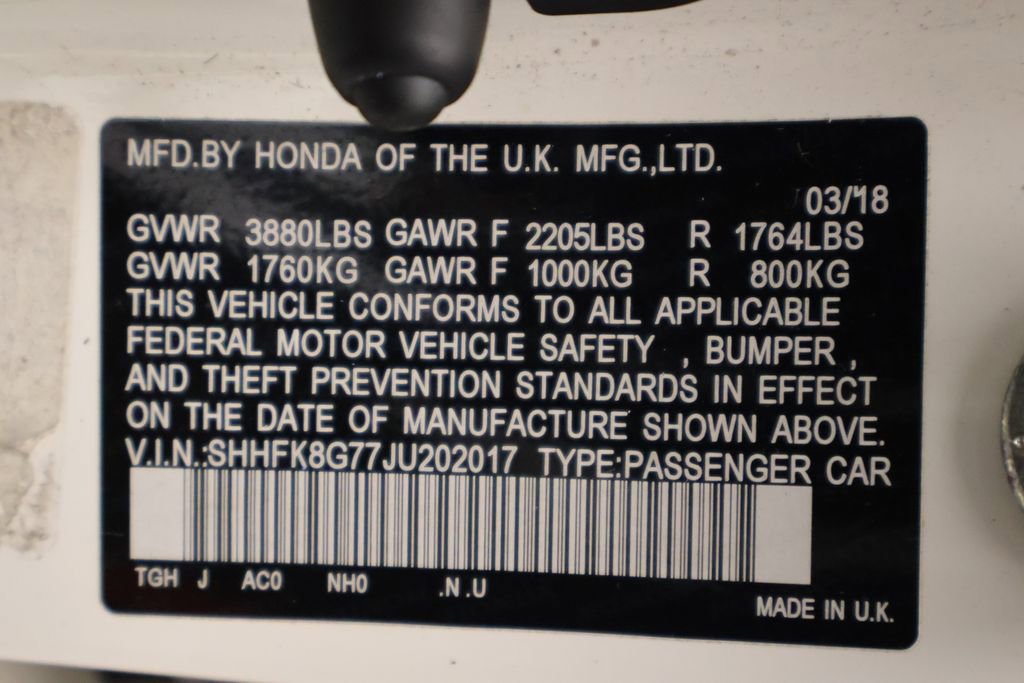 Used 2018 Honda Civic Type R image 17