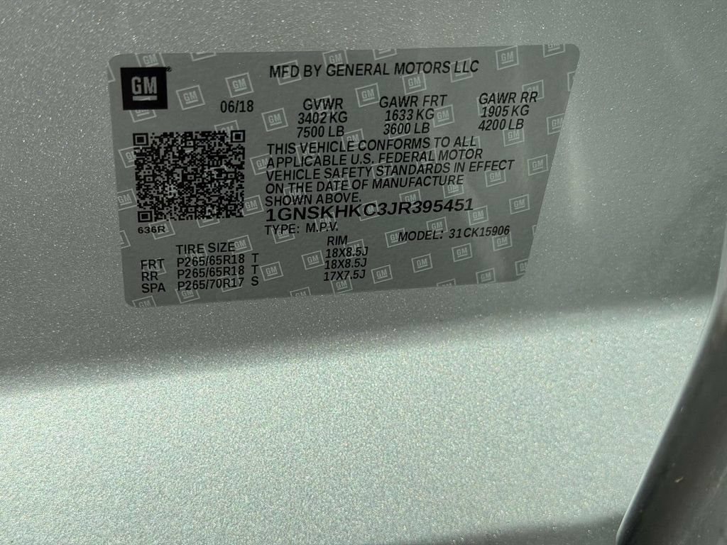 Used 2018 Chevrolet Suburban LT AWD/4WD image 18