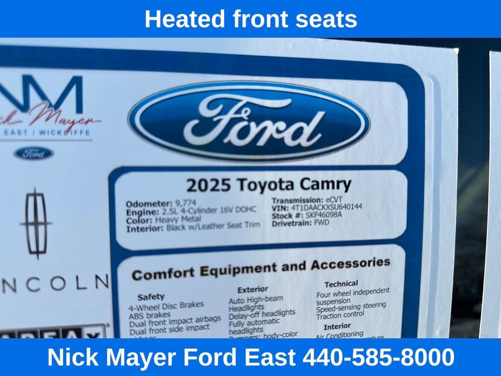 Used 2025 Toyota Camry XSE image 22