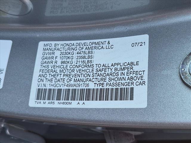 Used 2021 Honda Accord Sport Special Edition image 23