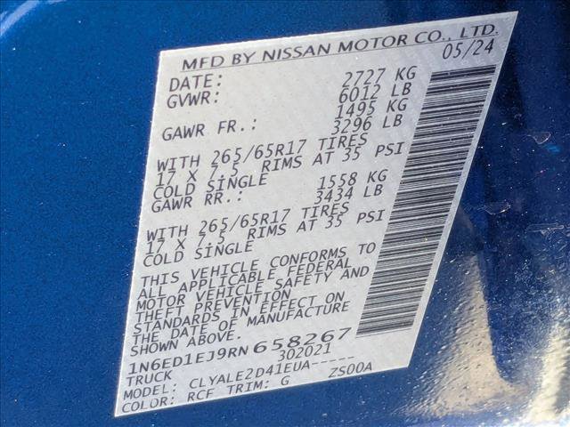 Certified 2024 Nissan Frontier SL image 24