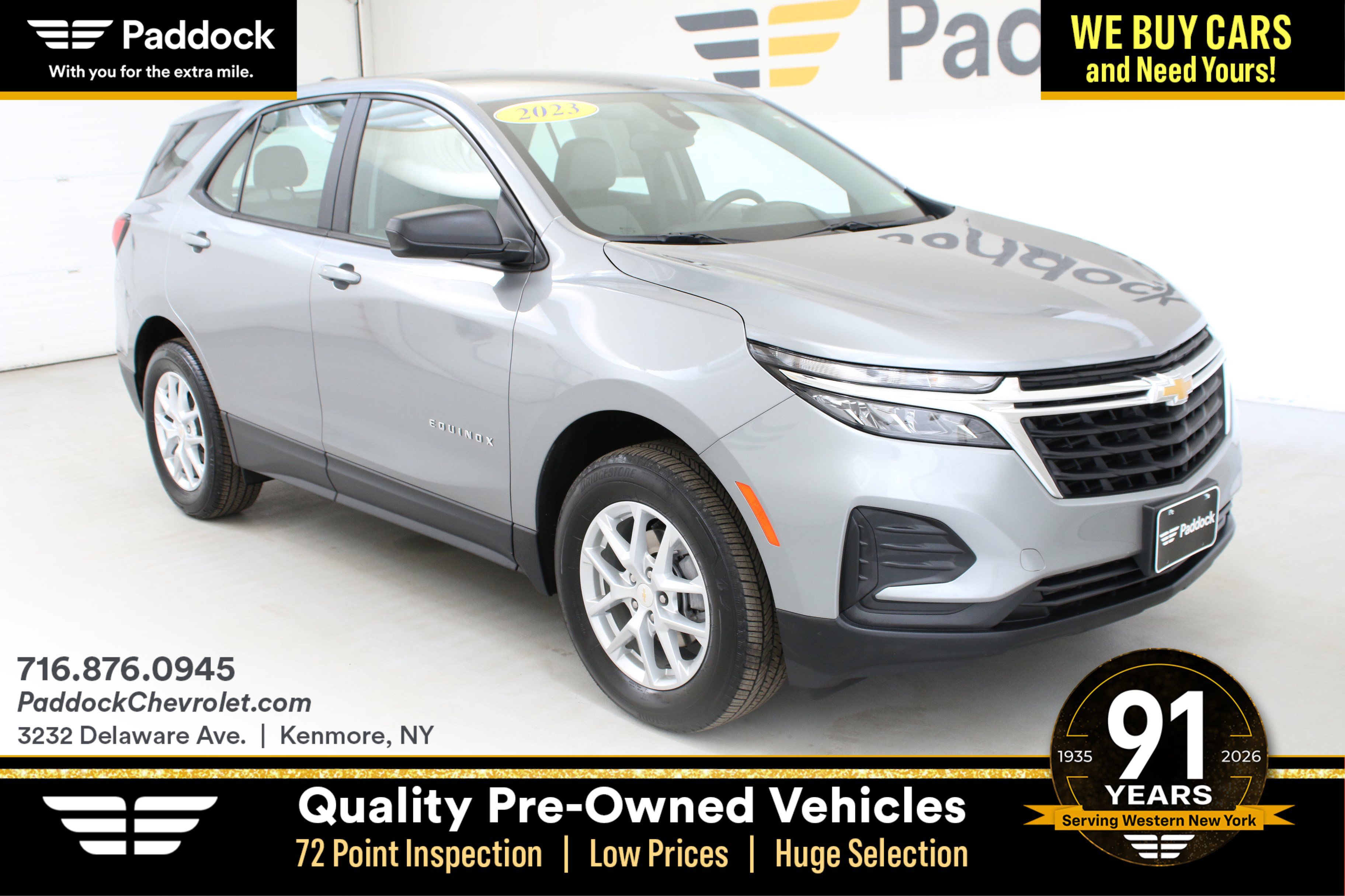 Used 2023 Chevrolet Equinox LS w/ LPO, Floor Liner Package AWD/4WD image 1