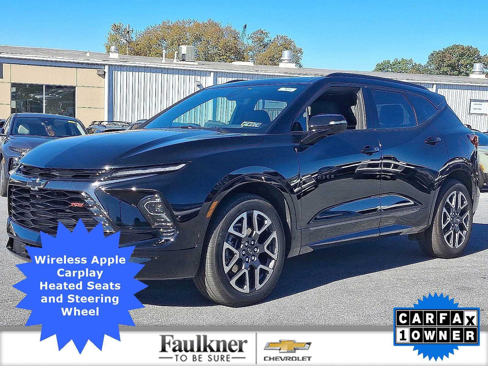 Certified 2025 Chevrolet Blazer RS w/ Driver Confidence II Package image 1