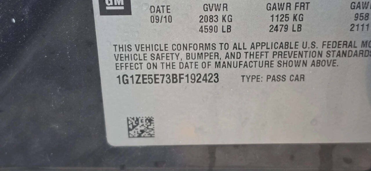 Used 2011 Chevrolet Malibu LTZ w/ HFV6 Engine Package FWD image 11