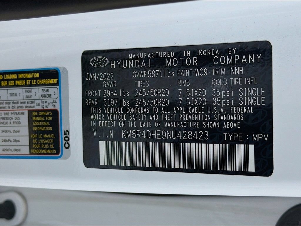 Used 2022 Hyundai Palisade SEL w/ Premium Package AWD/4WD image 47