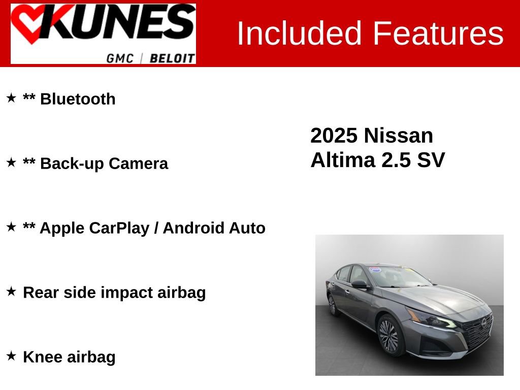Used 2025 Nissan Altima 2.5 SV image 2