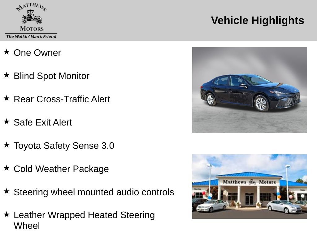 Used 2025 Toyota Camry LE FWD image 14