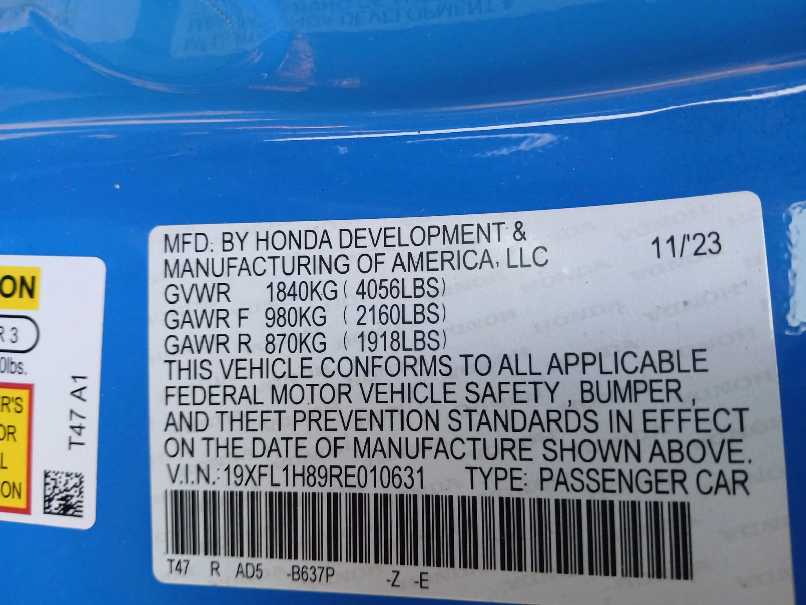 Used 2024 Honda Civic Sport Touring image 10