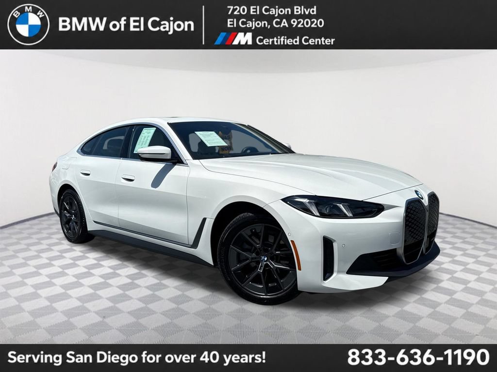 Used 2026 BMW i4 eDrive40 w/ Parking Assistance Package RWD image 1