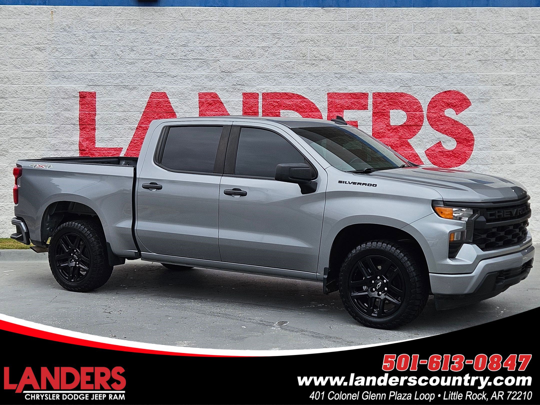 Used 2023 Chevrolet Silverado 1500 Custom w/ LPO, Dark Essentials Package