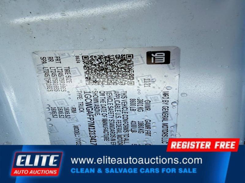 Used 2021 Chevrolet Express 2500 w/ Driver Convenience Package image 21