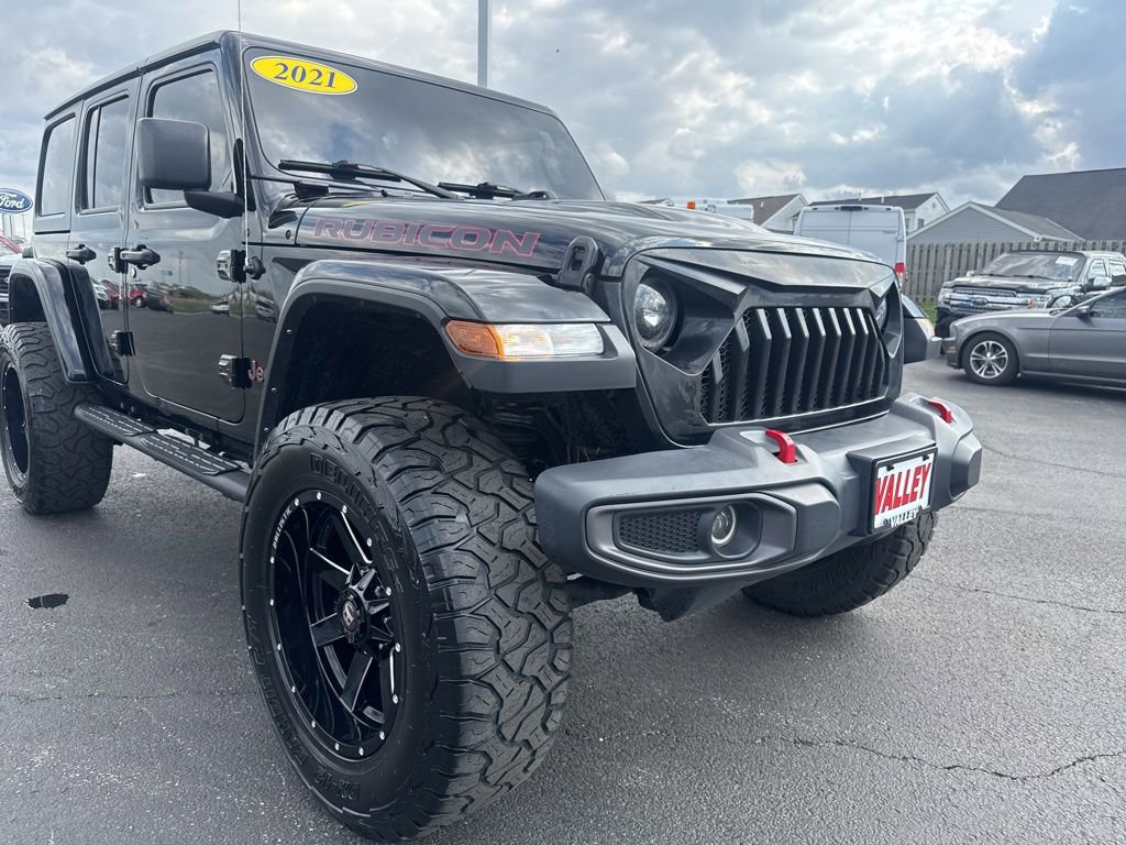 Used 2021 Jeep Wrangler Unlimited Rubicon w/ Uconnect 4C Nav & Sound Group image 14