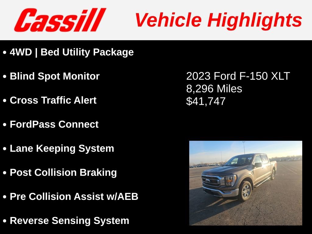 Used 2023 Ford F150 XLT w/ Equipment Group 302A High image 3