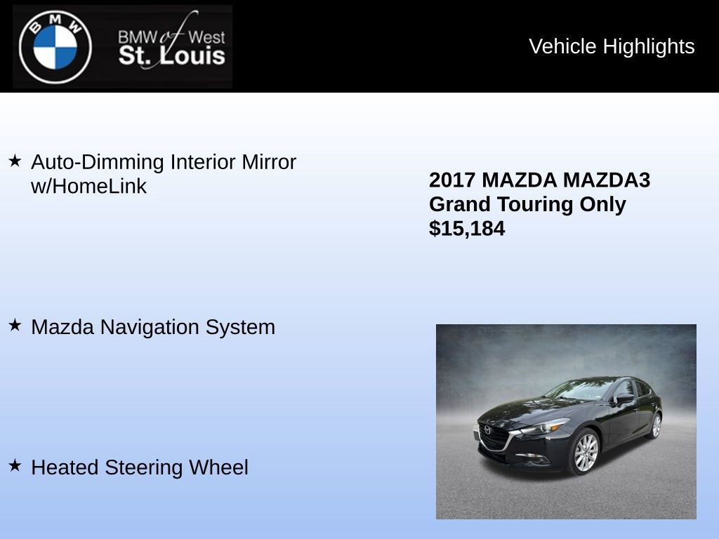 Used 2017 MAZDA MAZDA3 Grand Touring w/ Premium Equipment Package FWD image 16