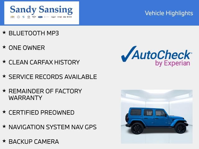 Used 2022 Jeep Wrangler Unlimited Sahara w/ Safety Group AWD/4WD image 7