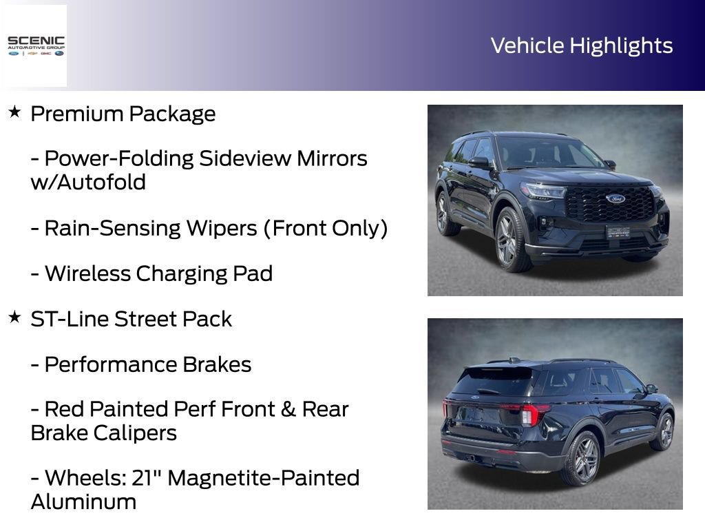 Used 2025 Ford Explorer ST-Line w/ Premium Package RWD image 10