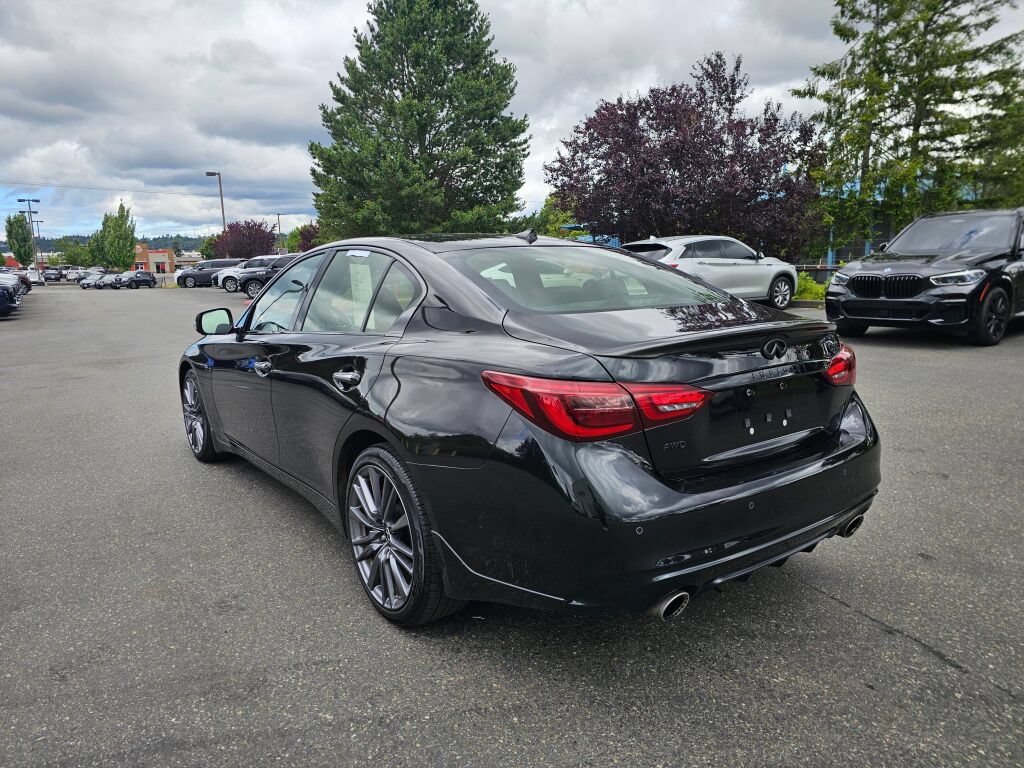 Used 2023 INFINITI Q50 Red Sport 400 w/ Black Opal Edition AWD/4WD image 5