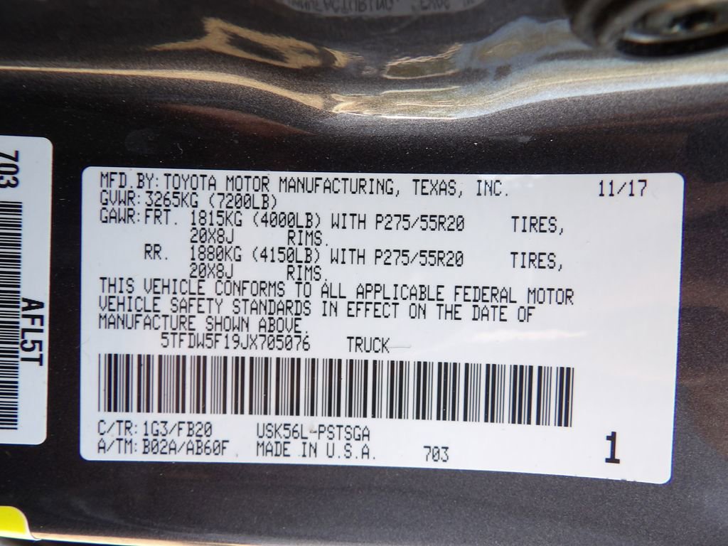 Used 2018 Toyota Tundra SR5 w/ TRD Sport Package image 28