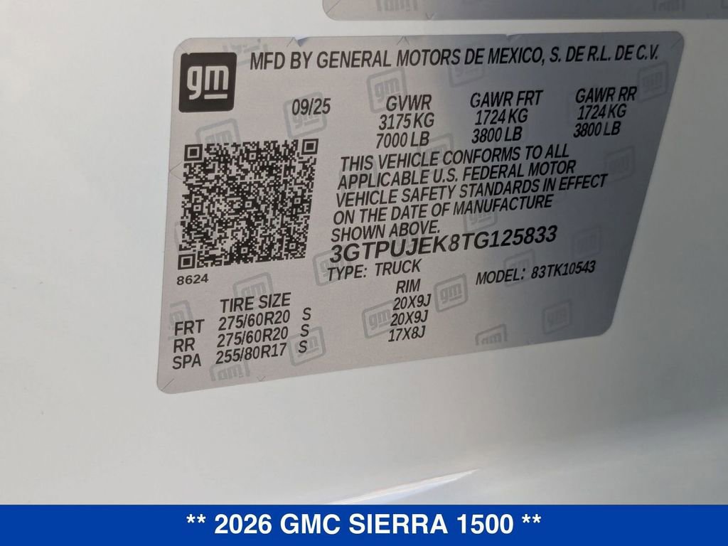New 2026 GMC Sierra 1500 Elevation image 37