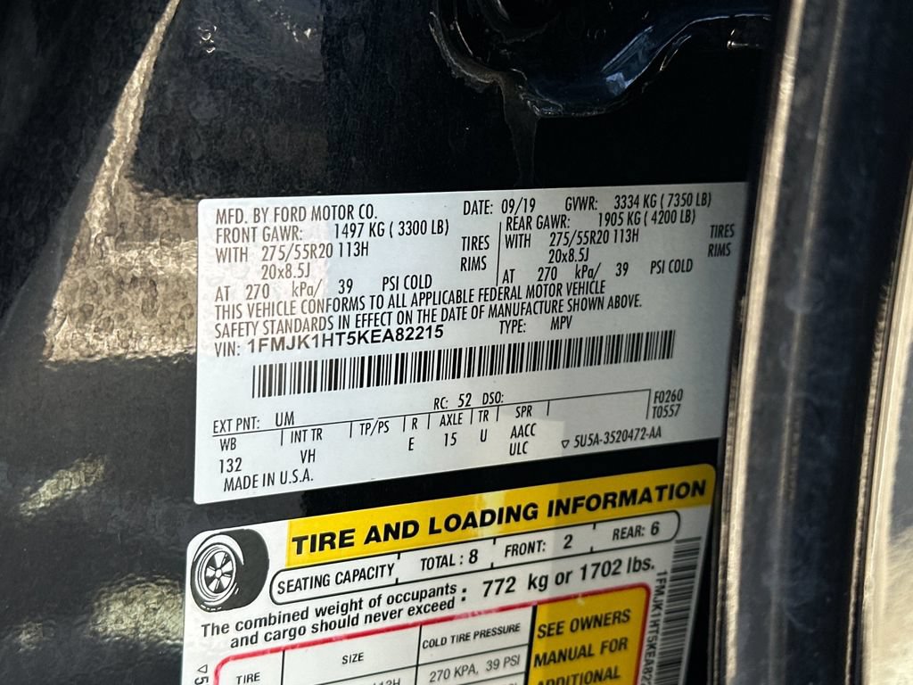 Used 2019 Ford Expedition Max XLT w/ Equipment Group 202A RWD image 31