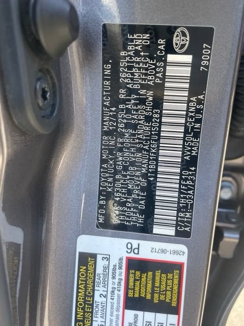 Used 2015 Toyota Camry LE FWD image 30