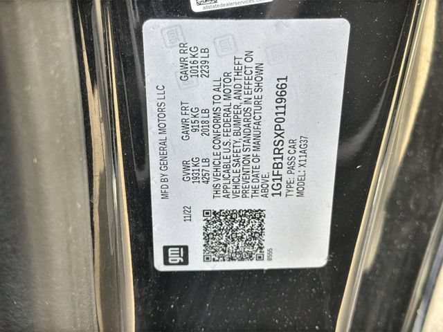 Certified 2023 Chevrolet Camaro LT w/ RS Package RWD image 32