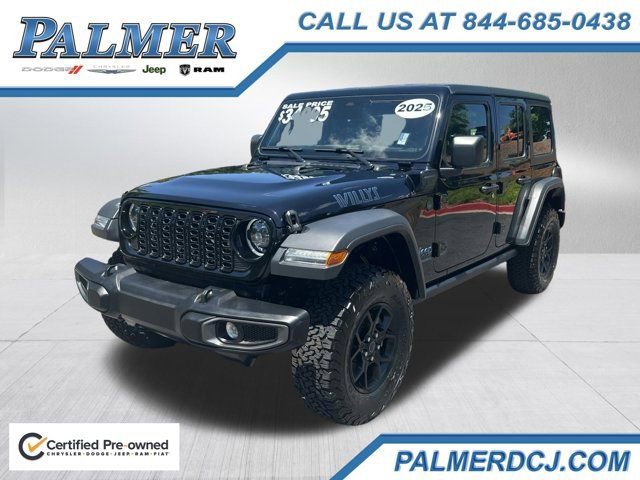 Certified 2025 Jeep Wrangler Unlimited Sport S 4xe