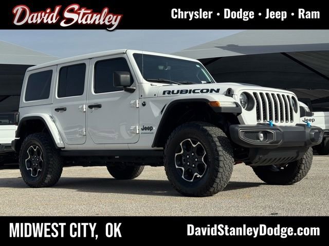 Used 2023 Jeep Wrangler Unlimited Rubicon 4xe w/ Cold Weather Group image 1