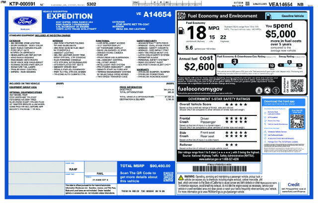 New 2027 Ford Expedition King Ranch AWD/4WD image 2