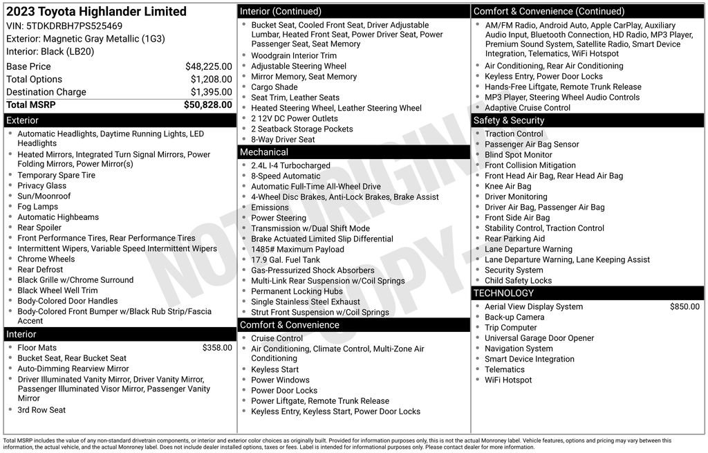 Used 2023 Toyota Highlander Limited image 10