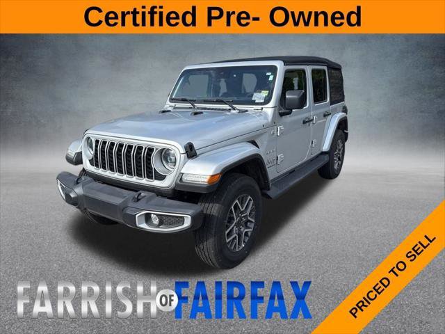 Certified 2024 Jeep Wrangler Unlimited Sahara