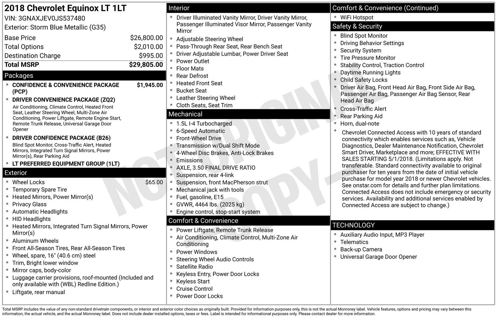 Used 2018 Chevrolet Equinox LT image 12