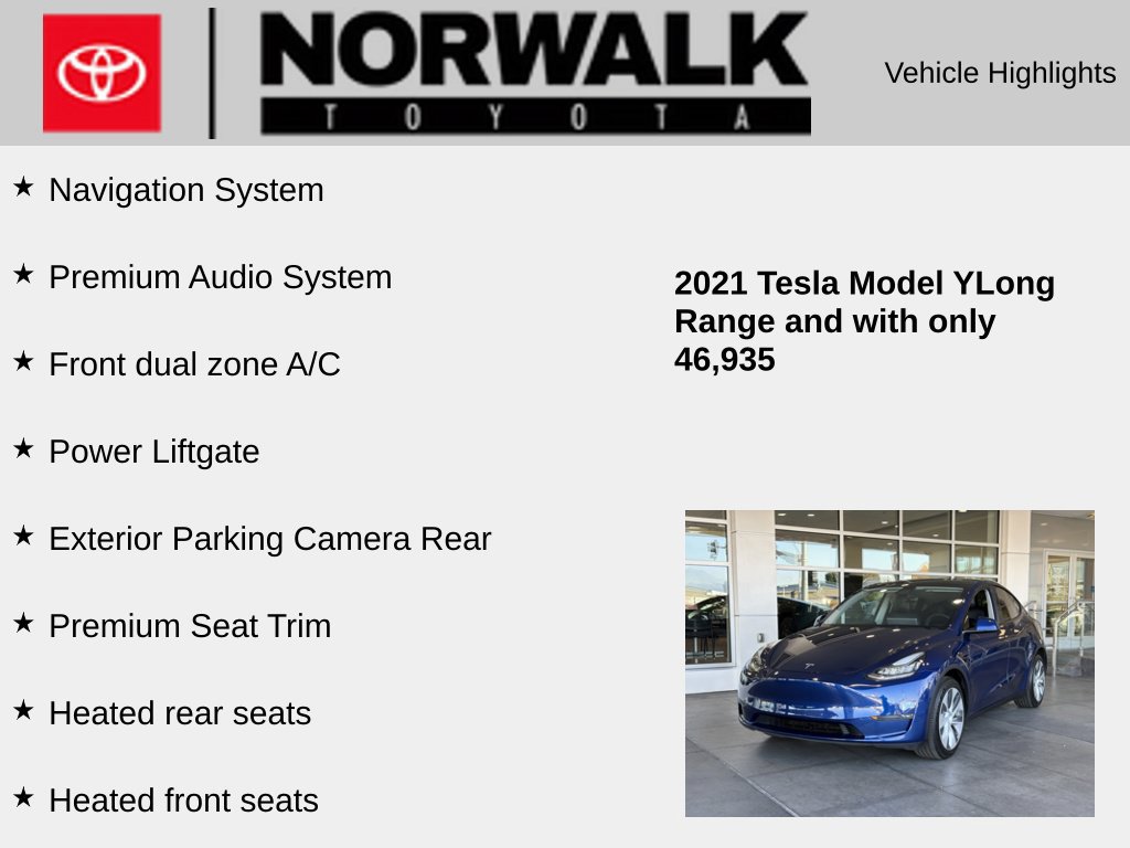 Used 2021 Tesla Model Y Long Range AWD/4WD image 10