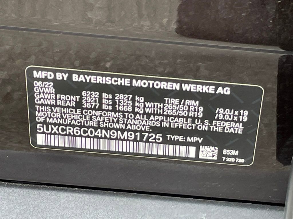 Used 2022 BMW X5 xDrive40i w/ Premium Package image 35