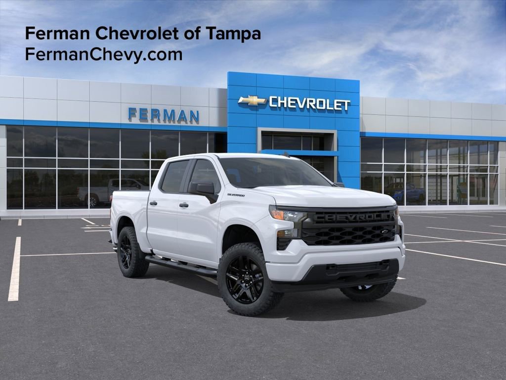 New 2026 Chevrolet Silverado 1500 Custom w/ Turbomax Blackout Package