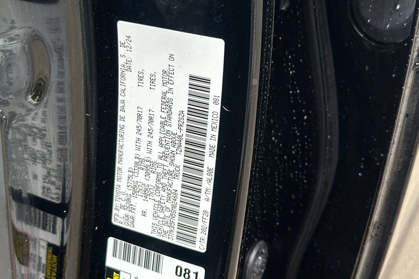 Certified 2025 Toyota Tacoma SR5 RWD image 56