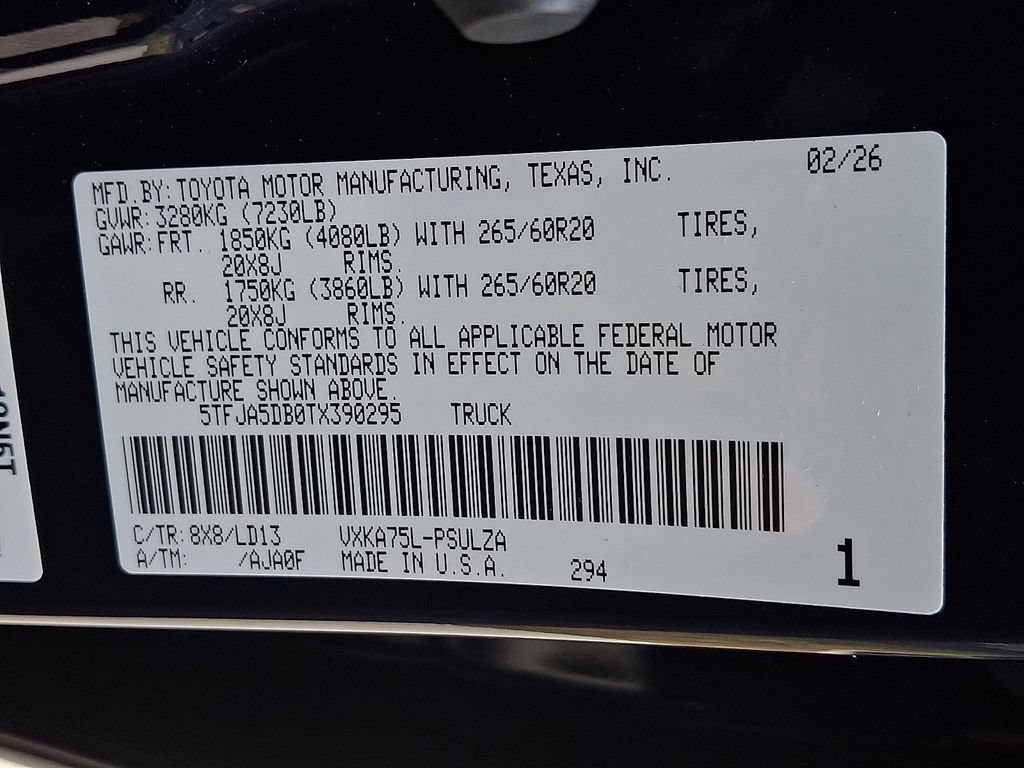 Certified 2026 Toyota Tundra Limited AWD/4WD image 24