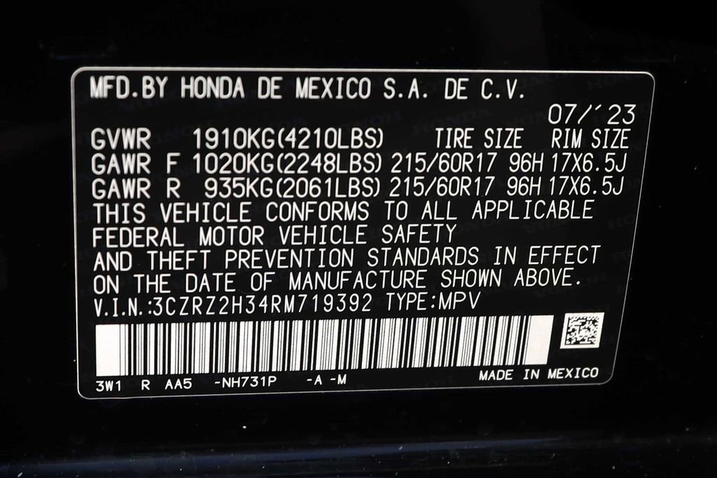 Used 2024 Honda HR-V LX image 31