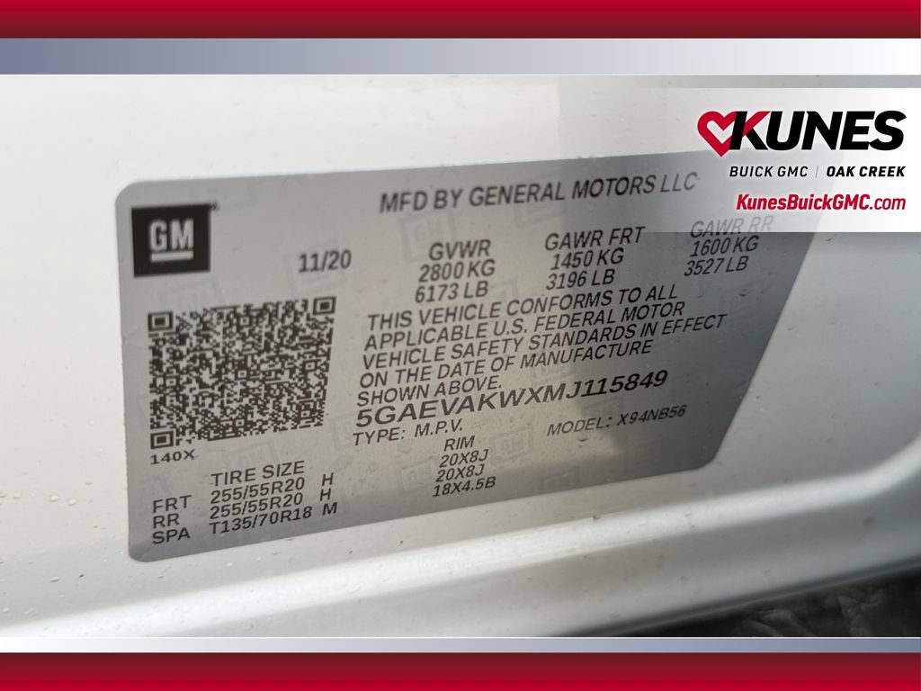 Used 2021 Buick Enclave Essence w/ Sport Touring Edition AWD/4WD image 40