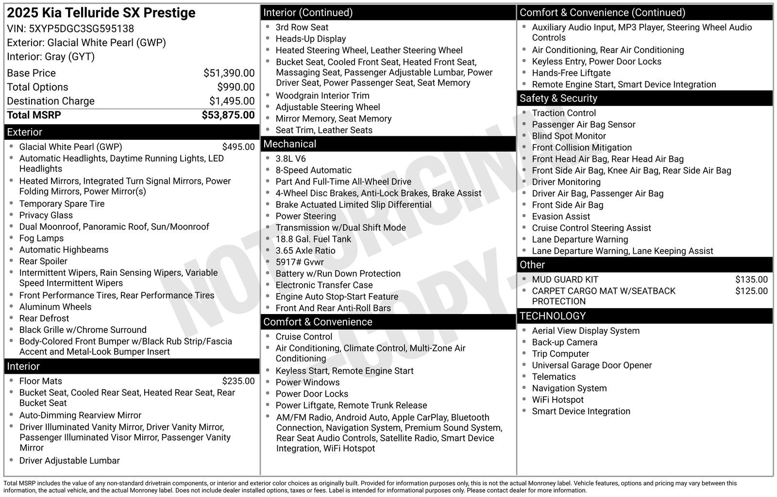 Used 2025 Kia Telluride SX Prestige AWD/4WD image 31