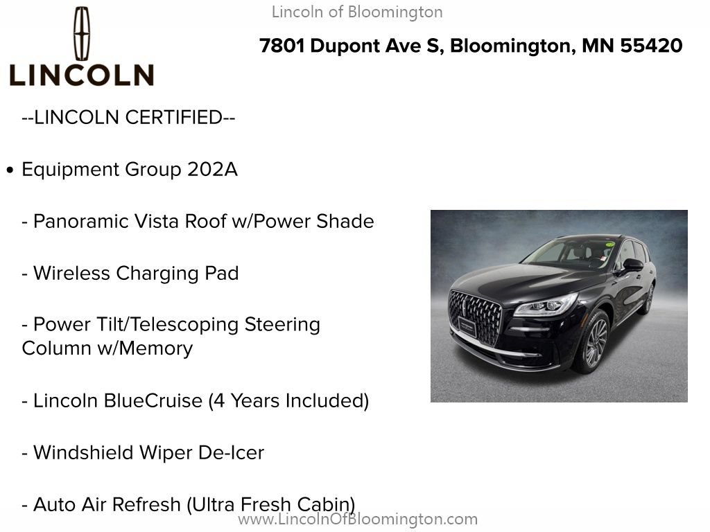 Used 2025 Lincoln Corsair Reserve w/ Equipment Group 202A AWD/4WD image 6