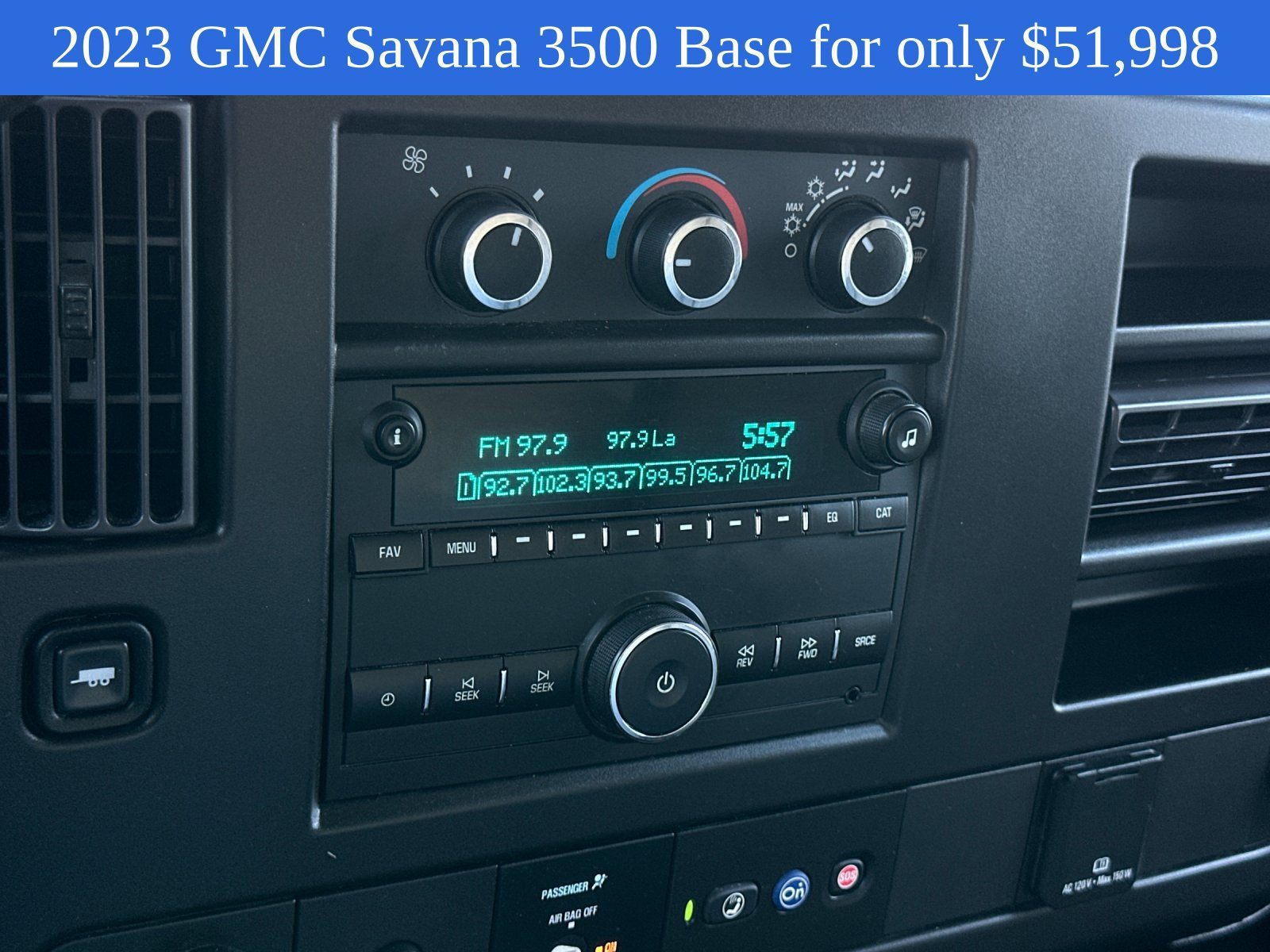 Used 2023 GMC Savana 3500 w/ Power Convenience Package RWD image 17
