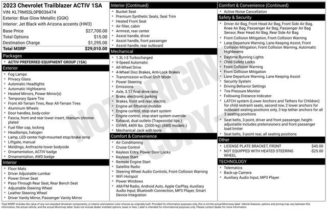 Used 2023 Chevrolet TrailBlazer ACTIV image 5